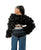 Dramatic Ruffle Sleeve Bolero Top